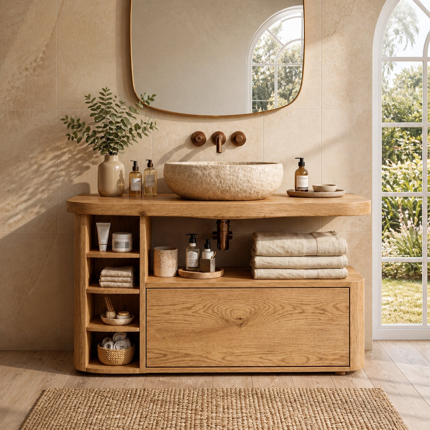 Contemporary Bathroom Vanity For Bathroom And Powder Room - product view 5