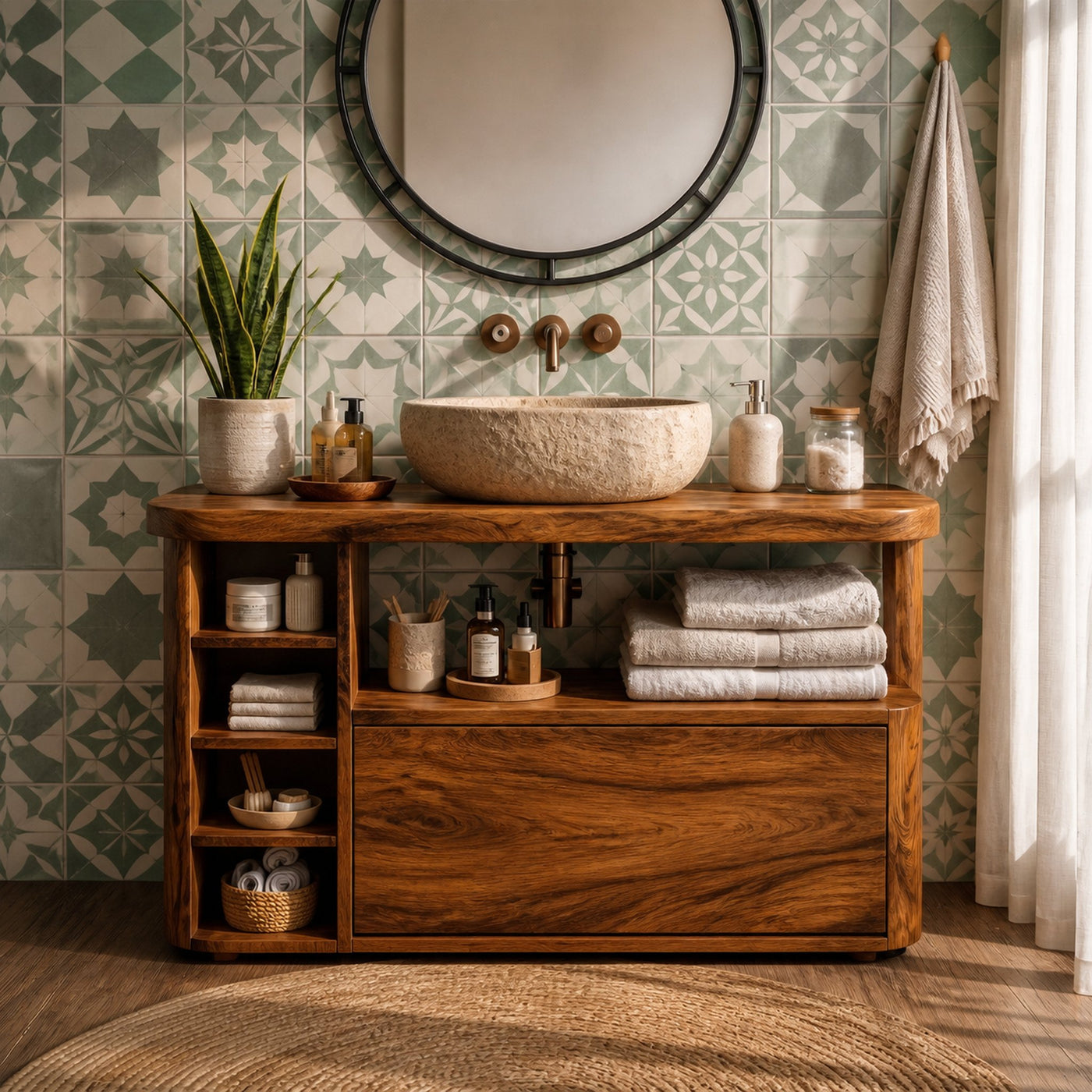 Contemporary Bathroom Vanity For Bathroom And Powder Room - product view 6