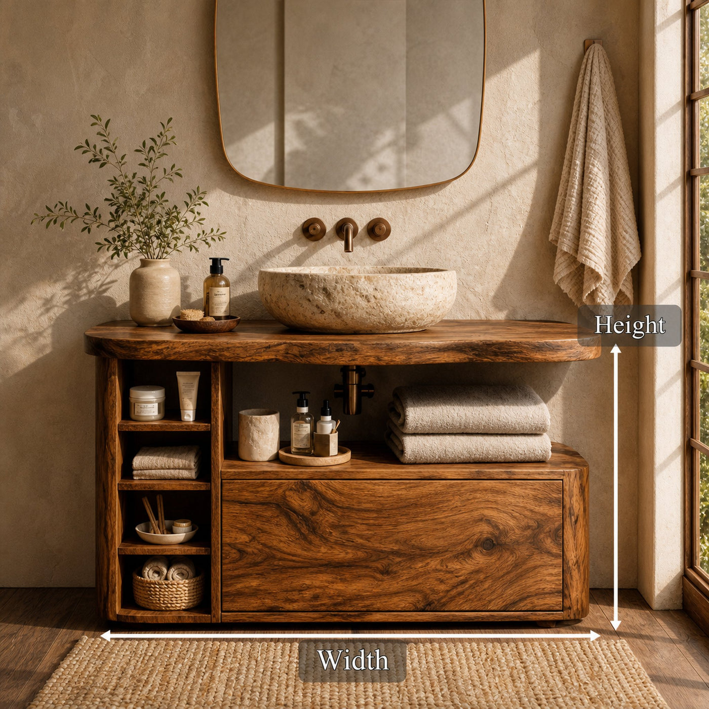 Contemporary Bathroom Vanity For Bathroom And Powder Room - product view 8