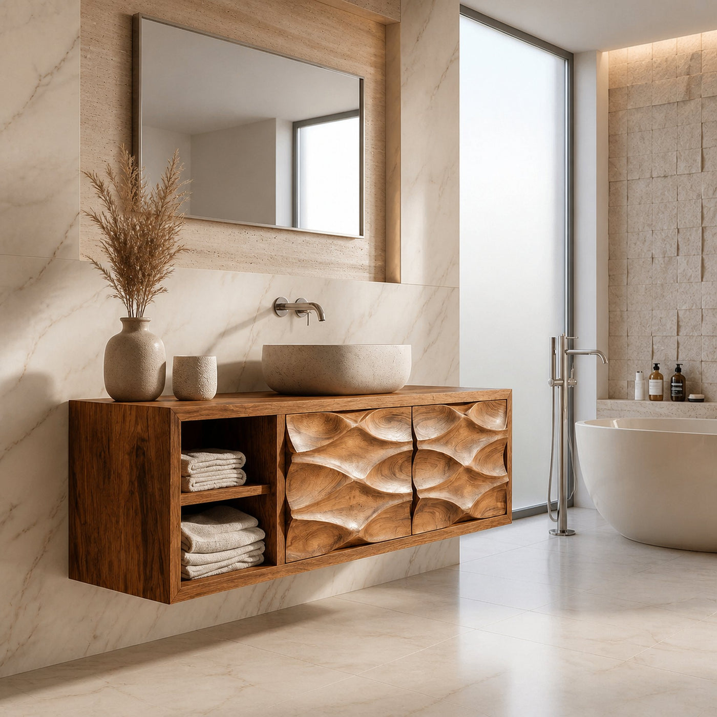 Contemporary Bathroom Vanity For Bathroom Interior Design - product view 5