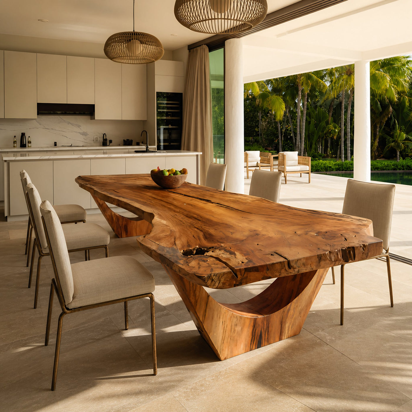 Contemporary Dining Table For Elegant Modern Homes - product view 3
