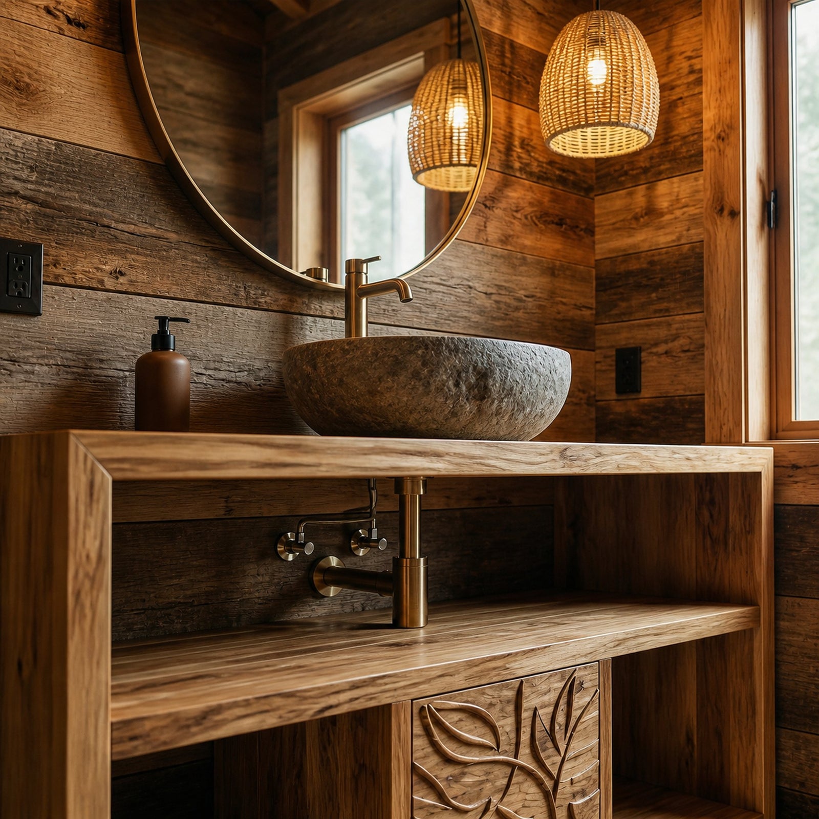 Nine-thirty, tub side