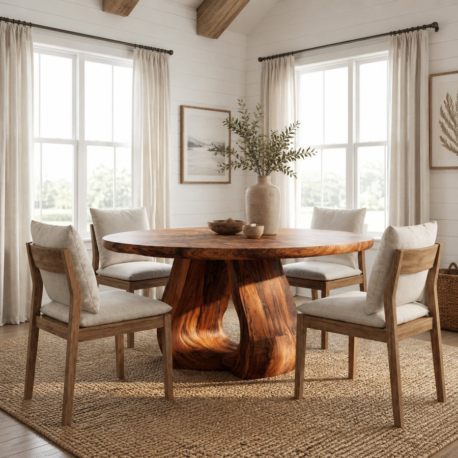 Contemporary Wooden Dining Table For Dining Area