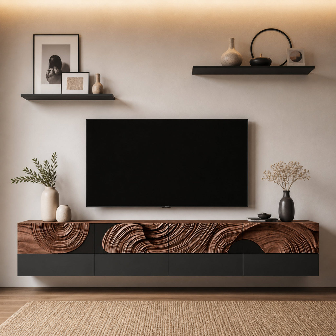 Farmhouse TV Cabinet For Living Room Furniture - product view 7