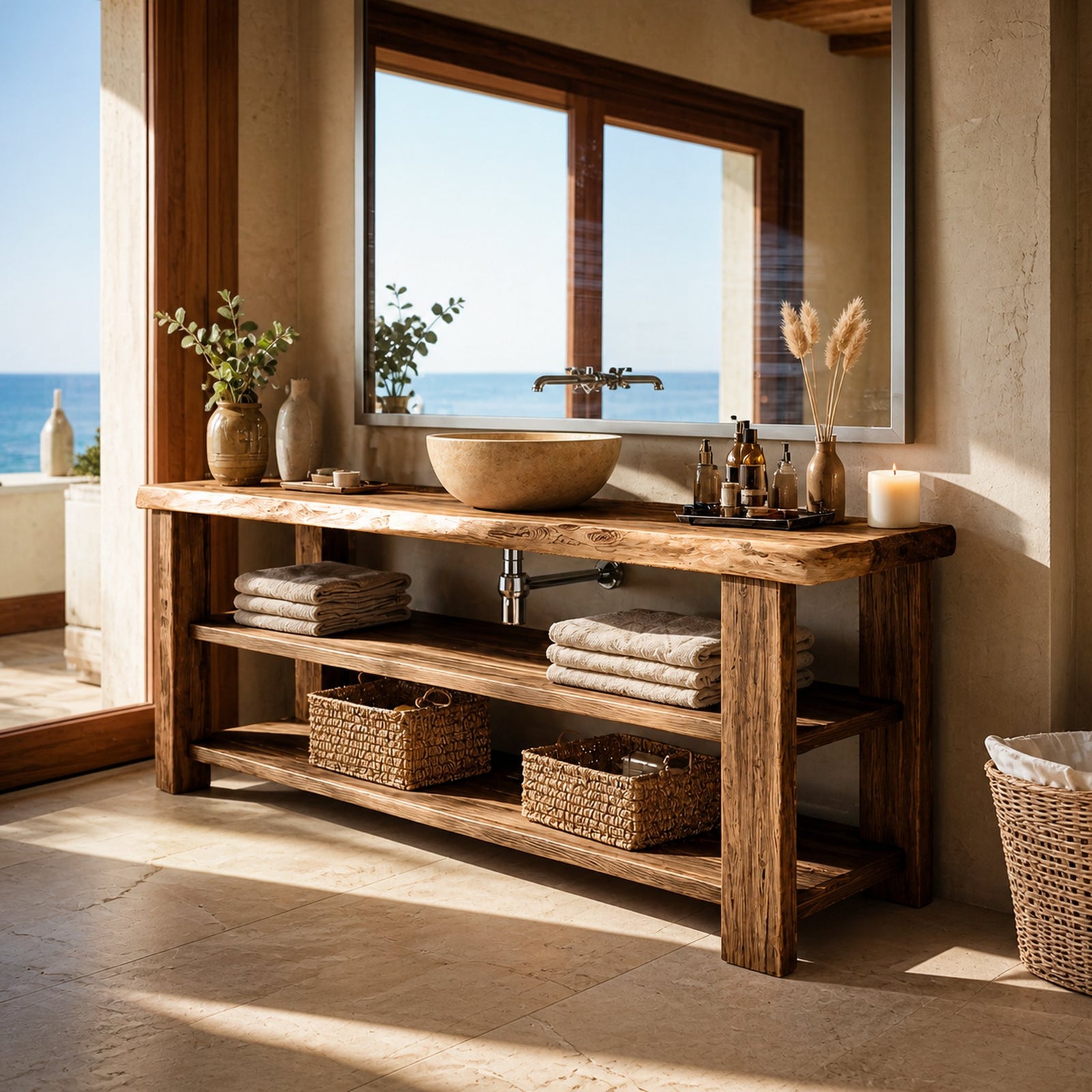 Nine-thirty, tub side