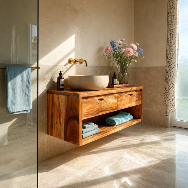 Handcrafted Bathroom Vanity Cabinet For Bathroom Furniture