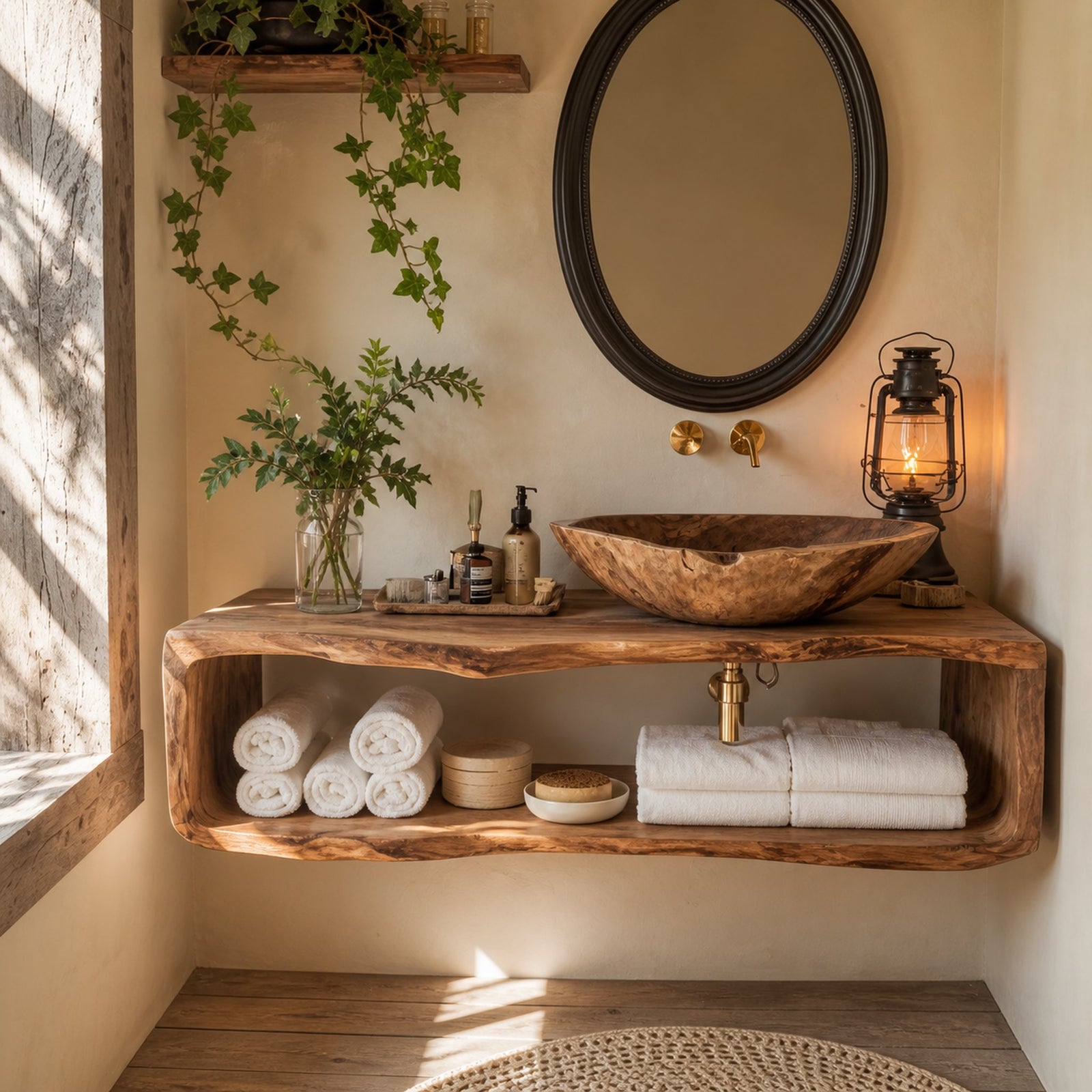 Nine-thirty, tub side