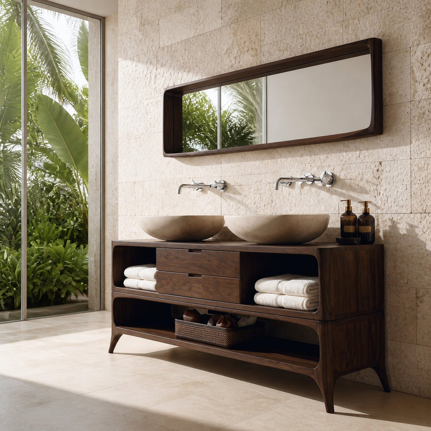 Luxury Bathroom Vanity Two-tier Design For Bathroom Furniture - product view 7