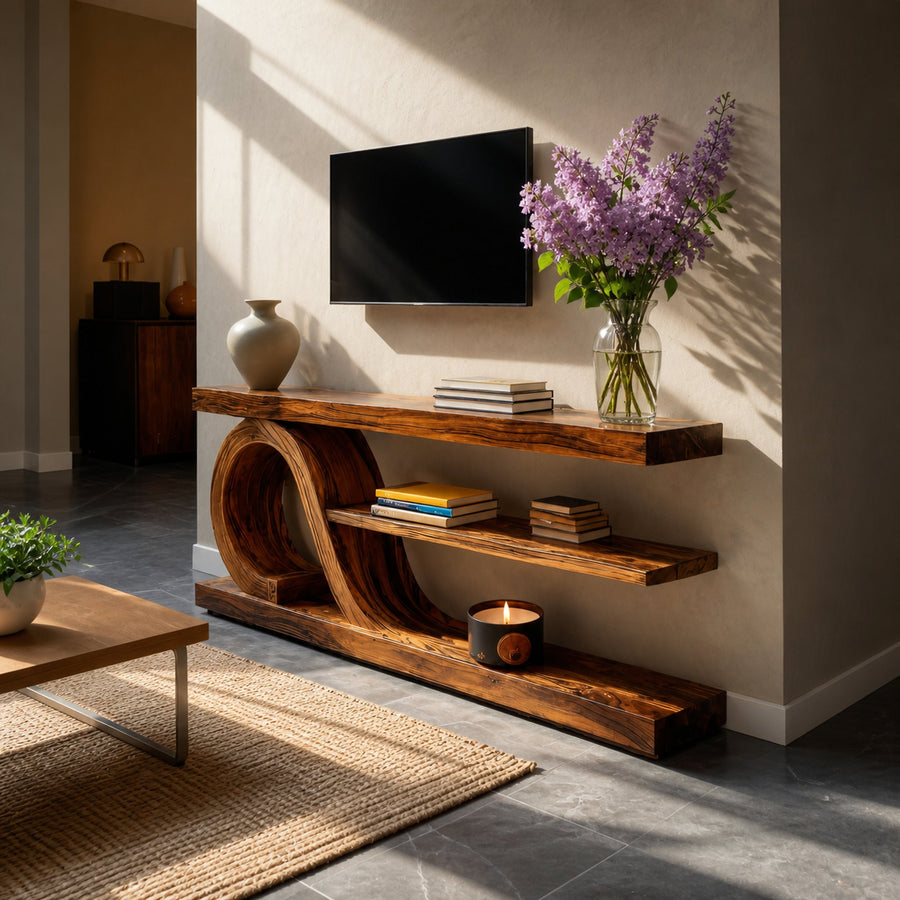 Mid Century TV Cabinet For Living Room Decor