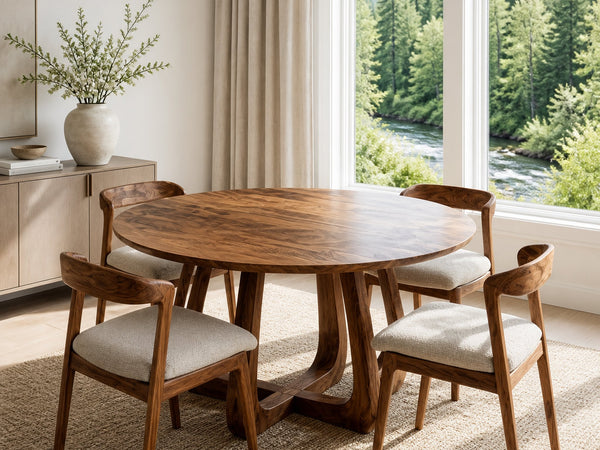 Mid Century Wooden Dining Table For Kitchen Furniture