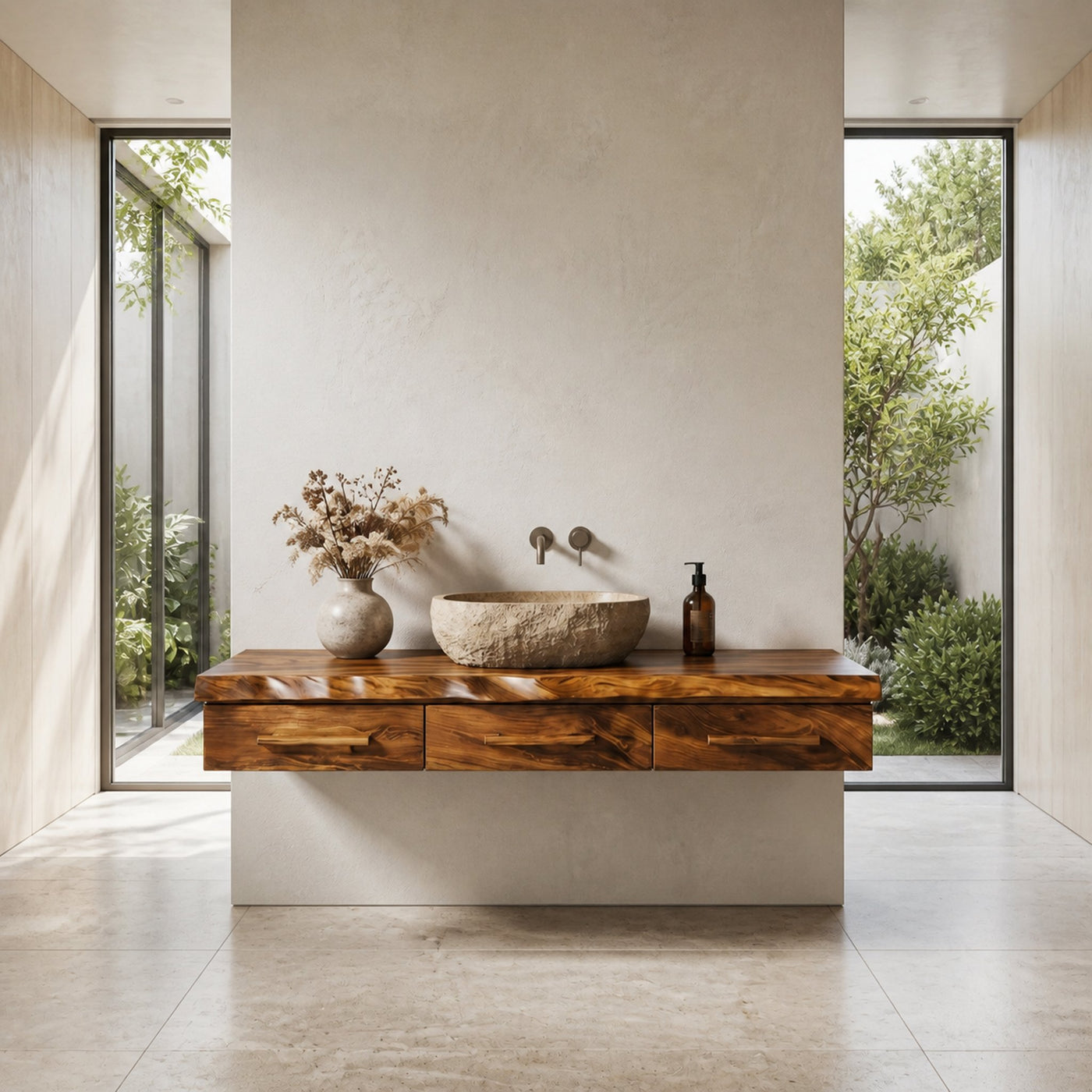 Minimal Floating Bathroom Vanity For Bathroom