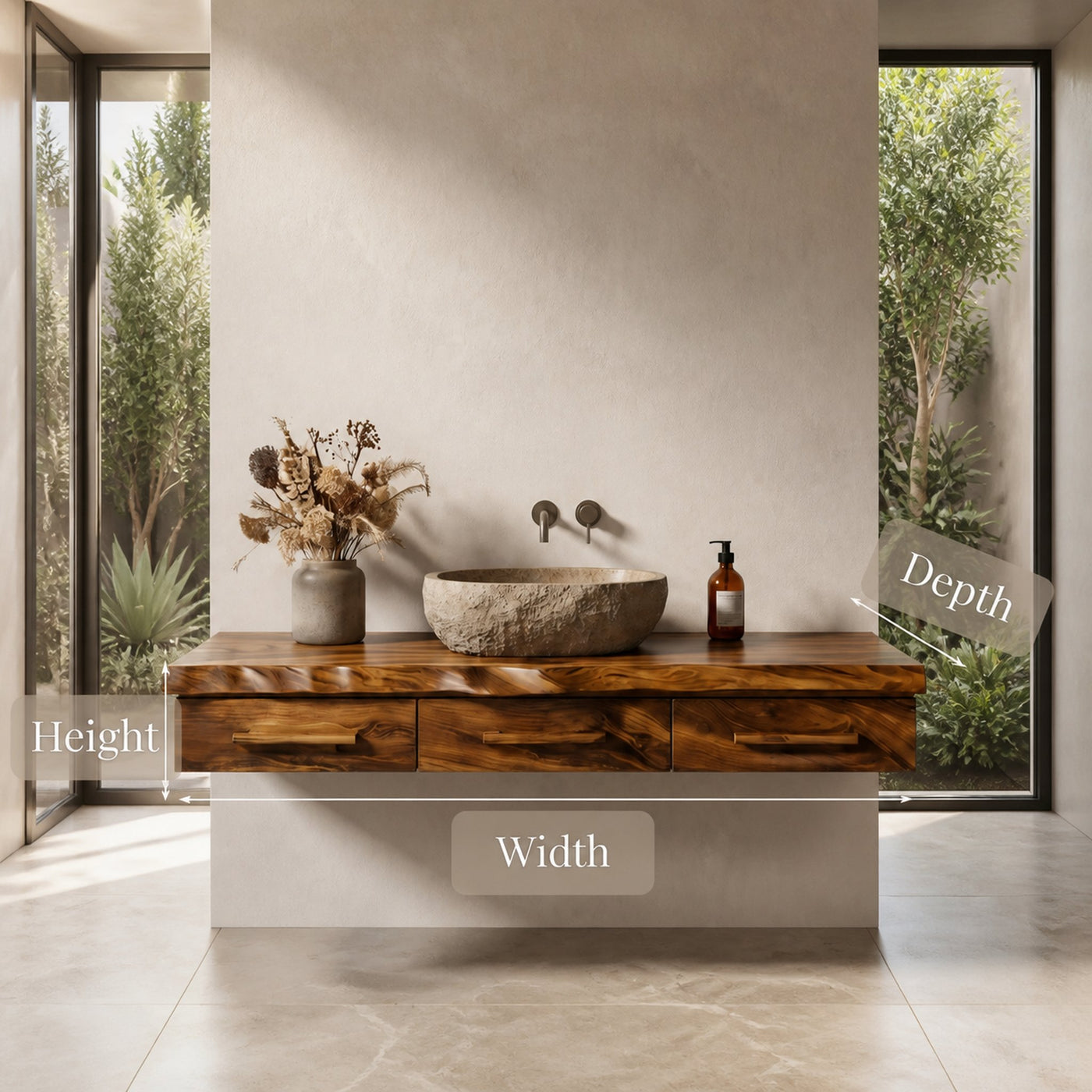 Minimal Floating Bathroom Vanity For Bathroom - product view 8