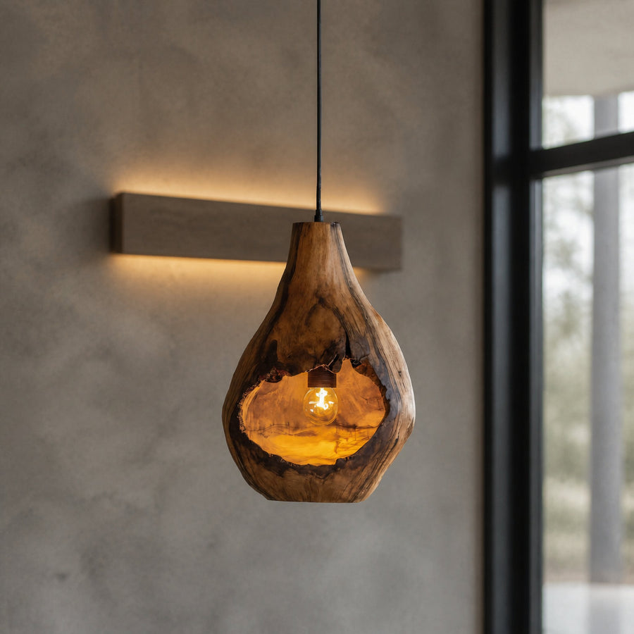 Minimalist Organic Pendant Light For Kitchen Island Or Entryway