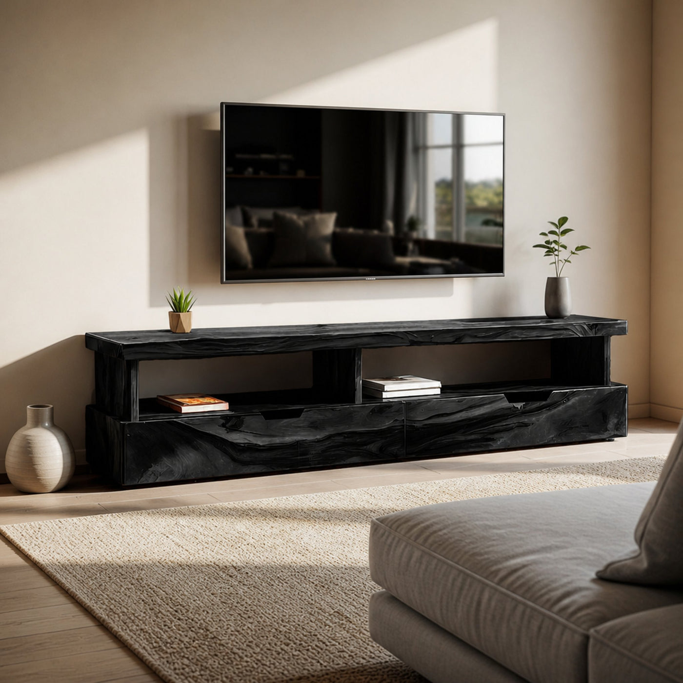 Minimalist TV Stand With Functional Design For Living - product view 4