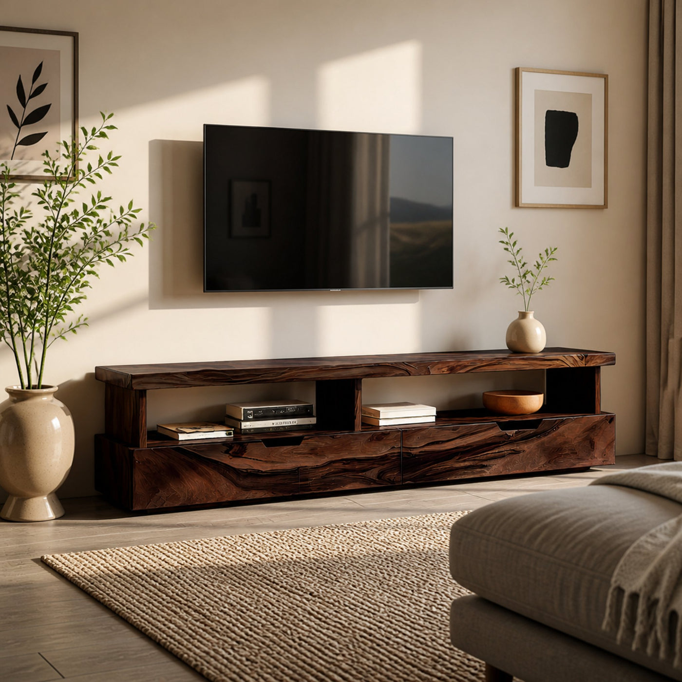 Minimalist TV Stand With Functional Design For Living - product view 7