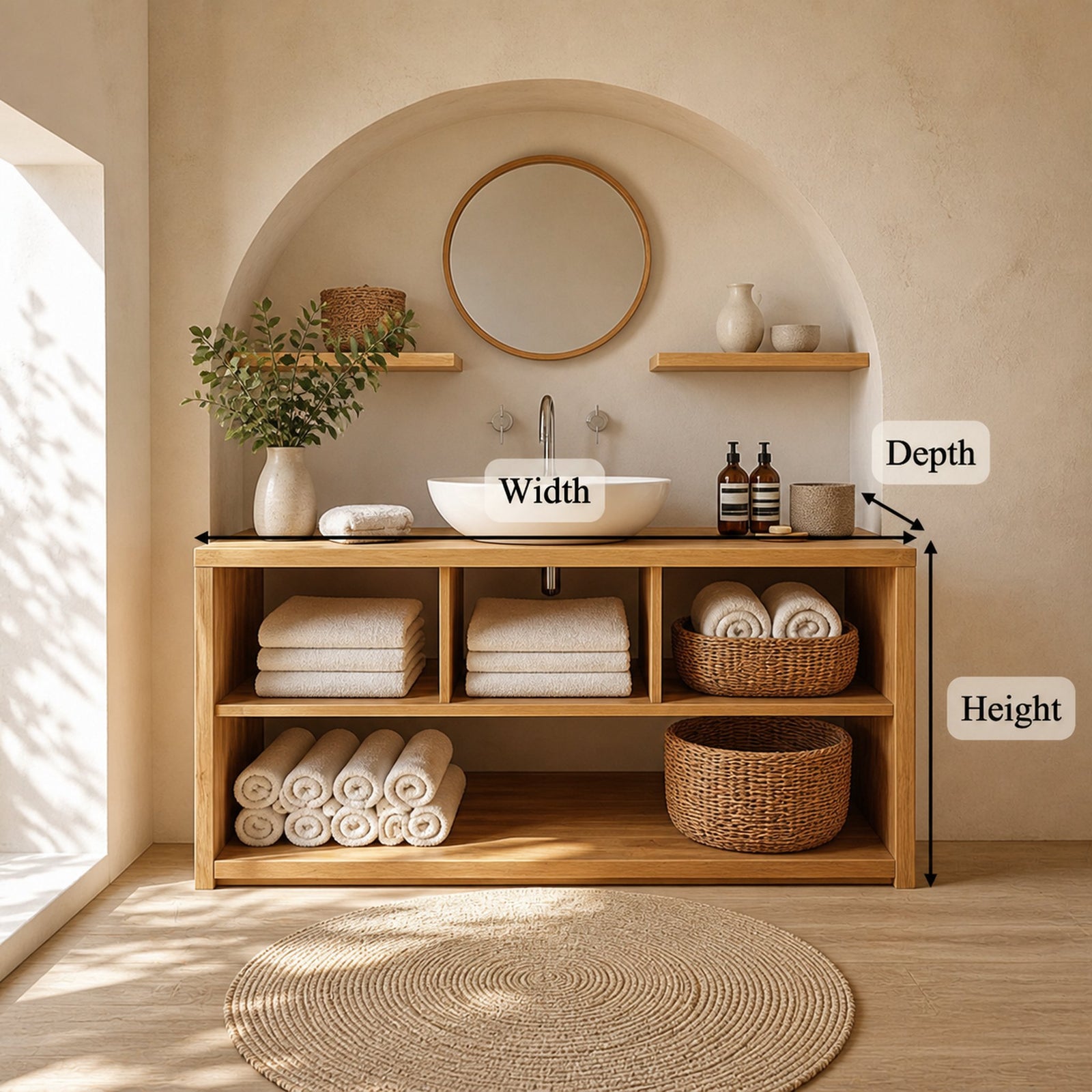 Nine-thirty, tub side