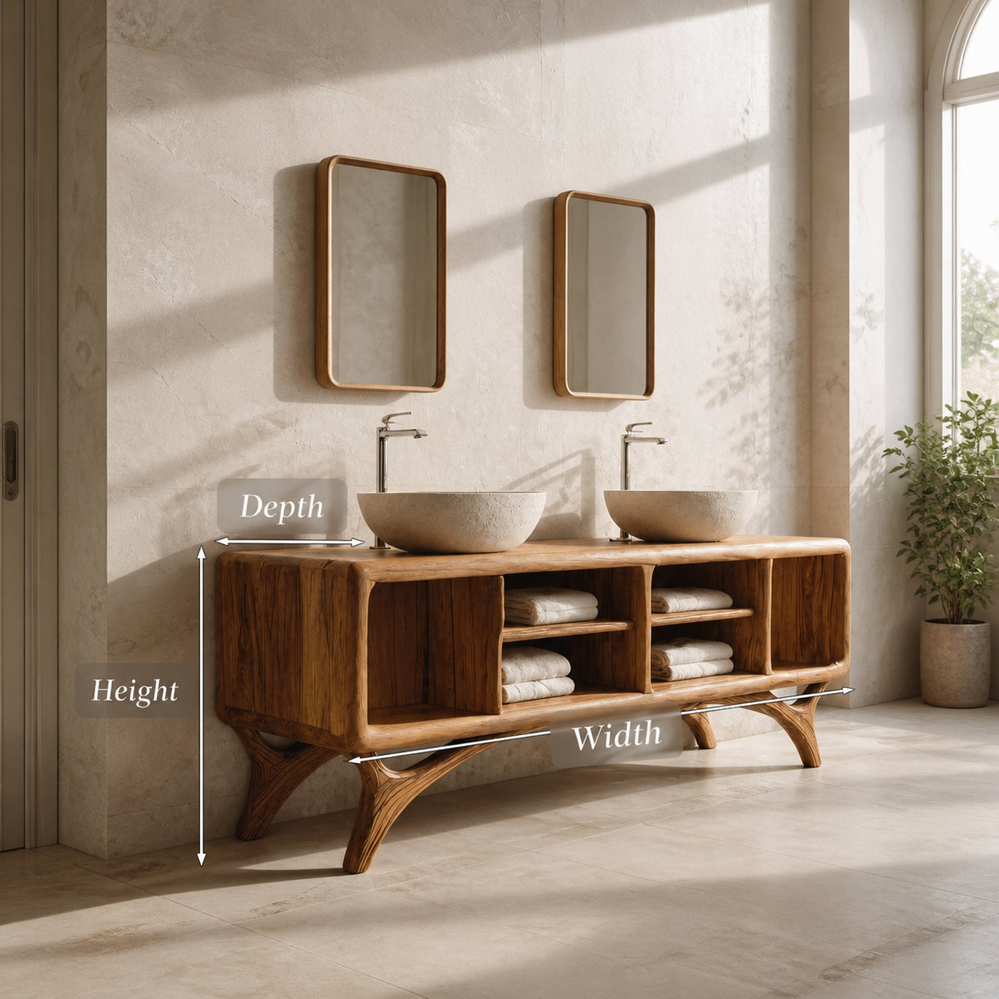 Modern Bathroom Vanity Cabinet For Bathroom Decor - product view 6