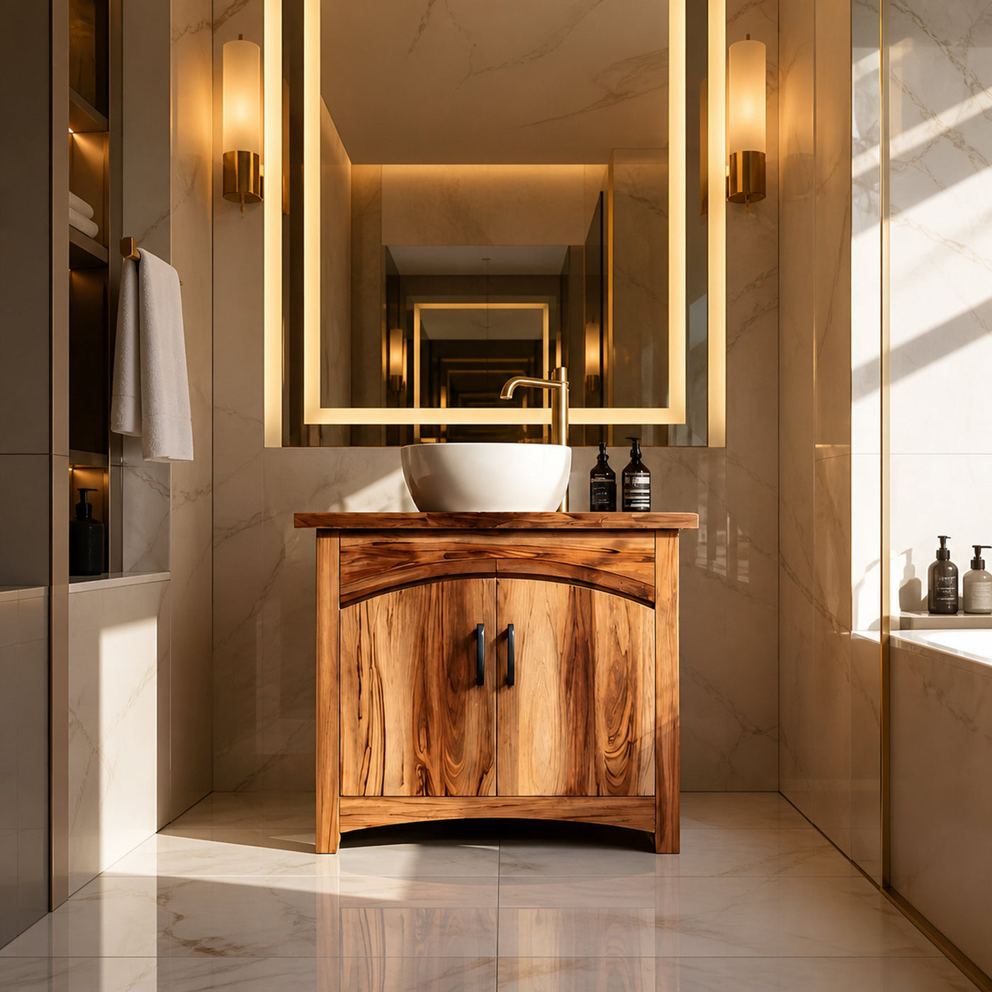 Modern Bathroom Vanity Cabinet For Bathroom Space - product view 2