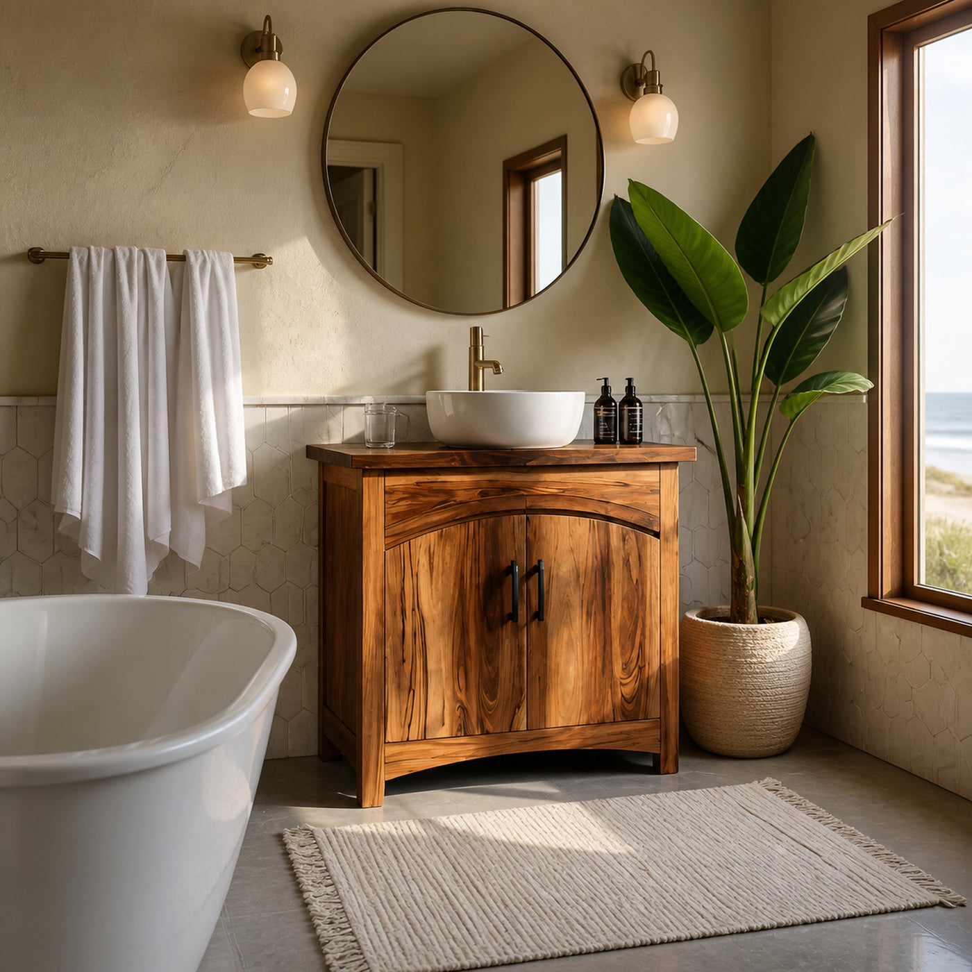 Modern Bathroom Vanity Cabinet For Bathroom Space - product view 3