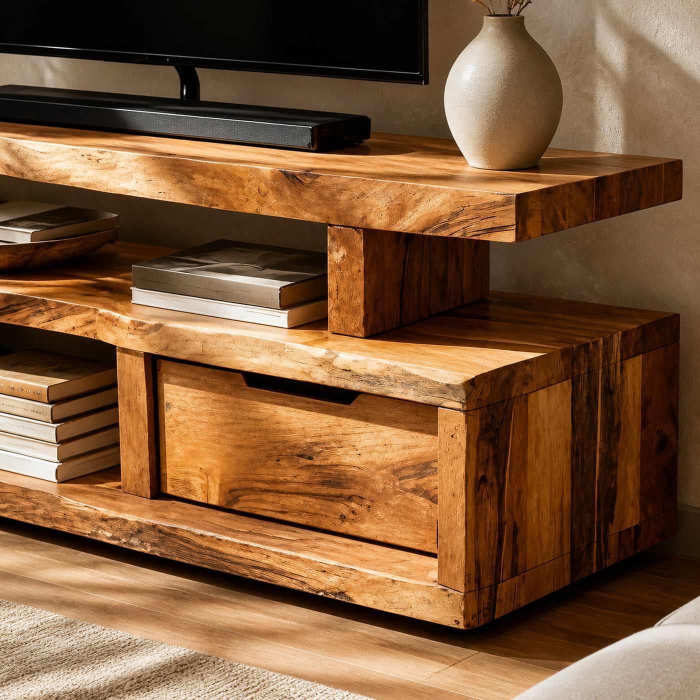 Modern Console Storage Stand For Living Room - product view 4