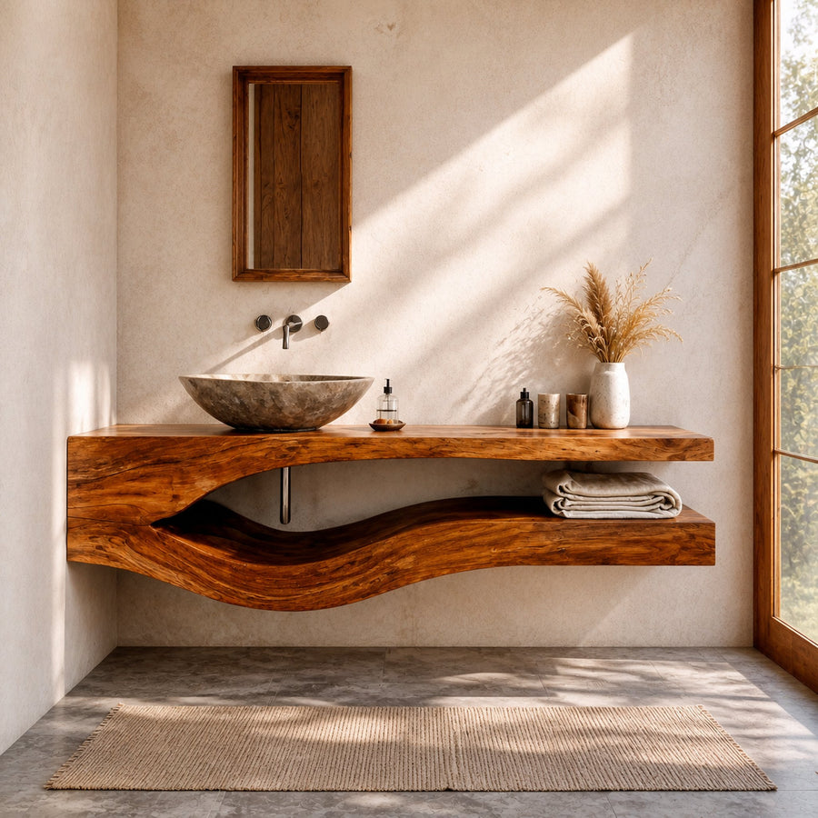 Modern Floating Bathroom Vanity For Bathroom And Powder Room