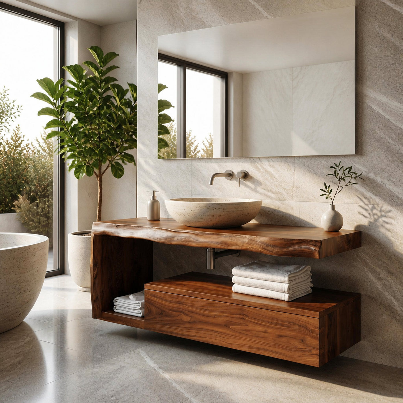 Modern Floating Bathroom Vanity For Spa - product view 6