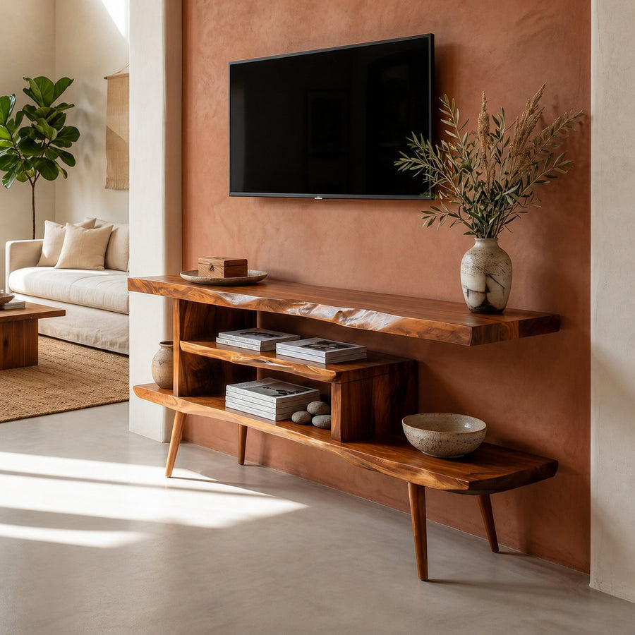 Modern Organic TV Cabinet For Entertainment Space