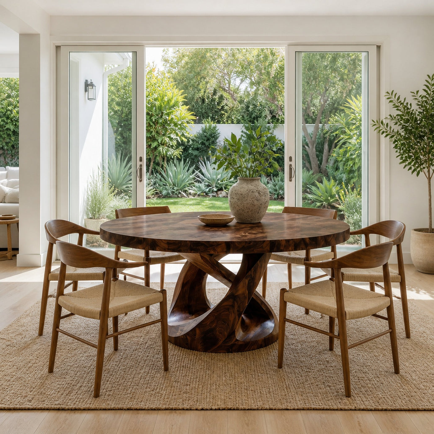 Modern Pedestal Dining Table For Dining Room Furniture - product view 7