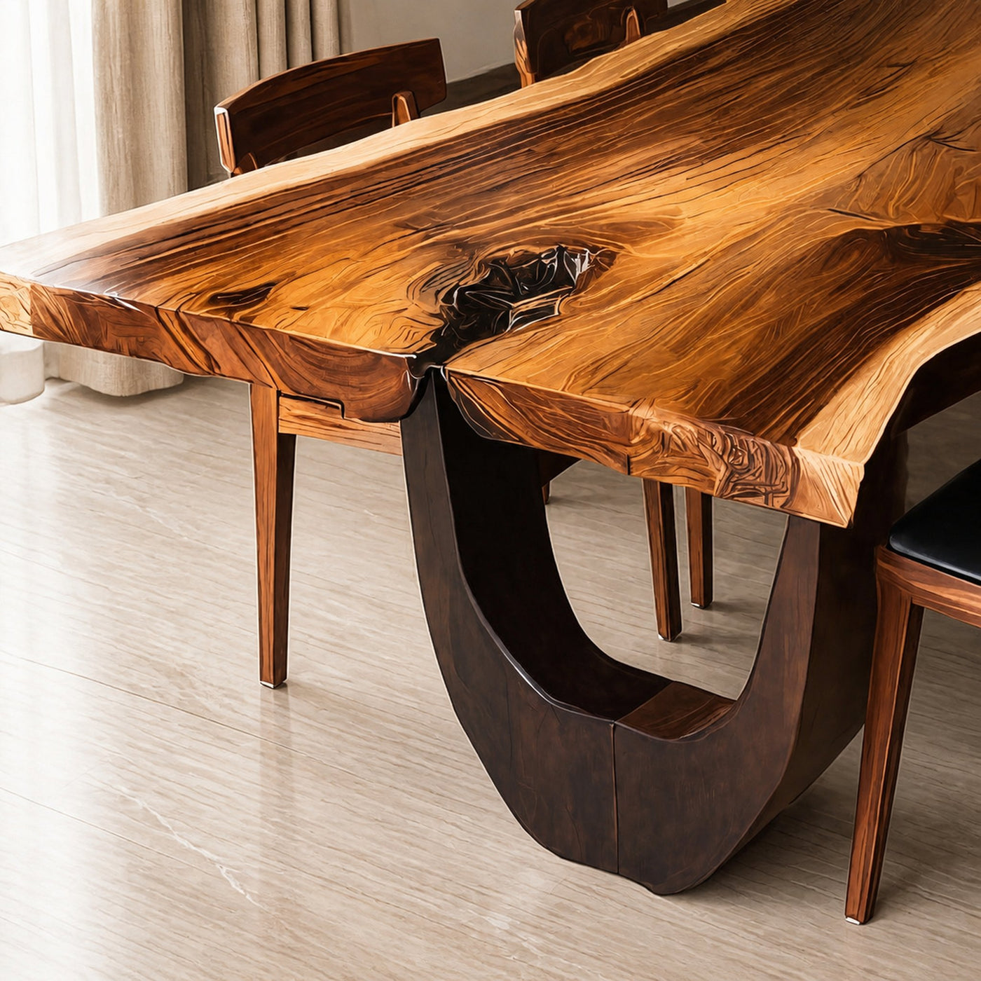 Modern Sculptural Dining Furniture For Home Dining Area - product view 3
