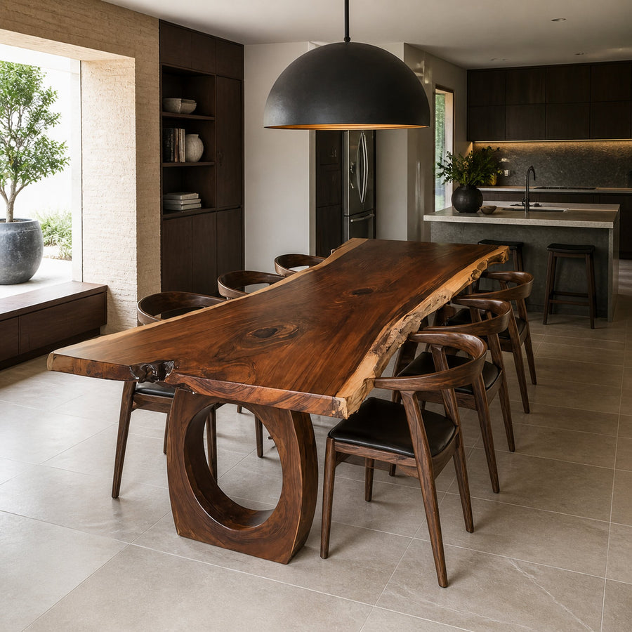 Modern Sculptural Dining Table For Dining Room Interior