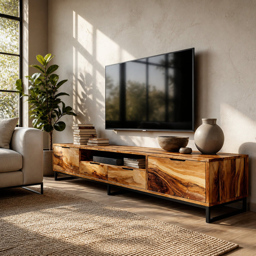 Modern TV Stand With Functional Storage For Living