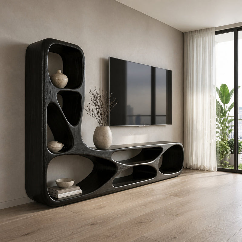 Driftform Sandbar Solid Wood Entertainment Center