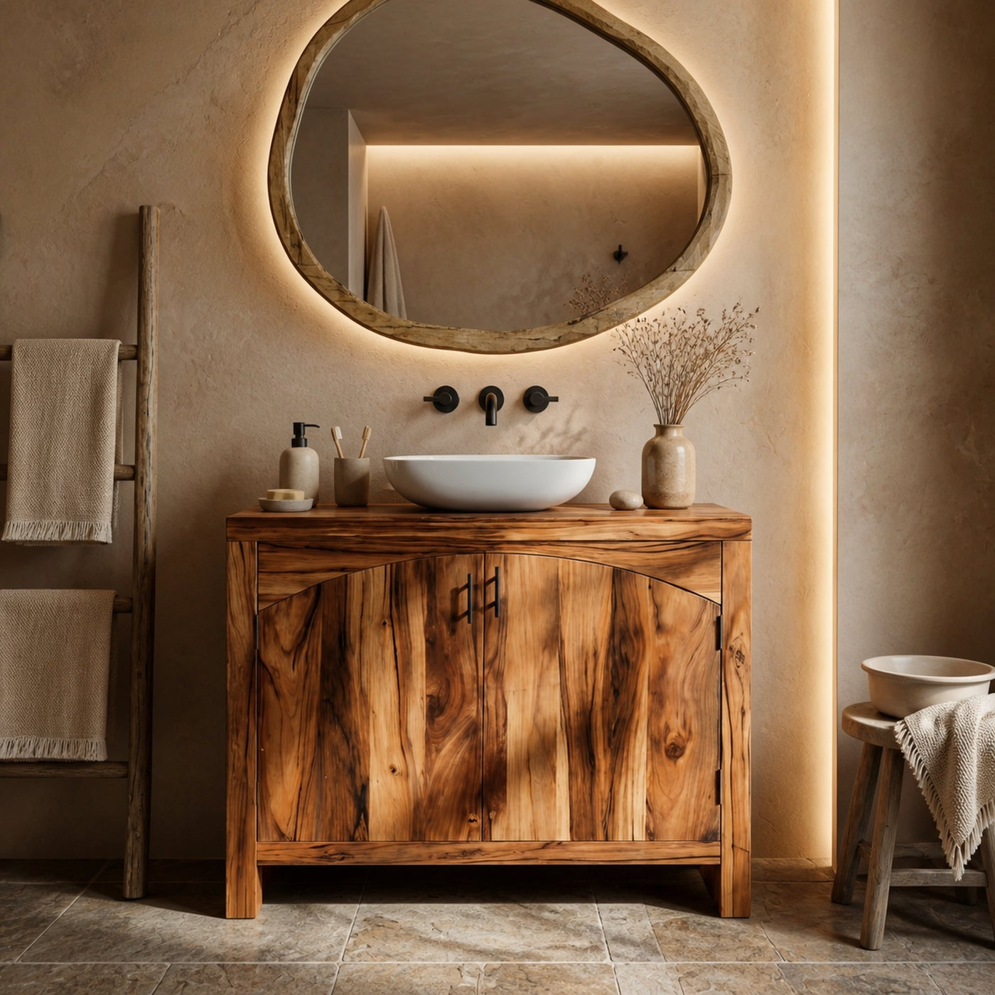 Rustic Bathroom Vanity For Bathroom Furniture - product view 2