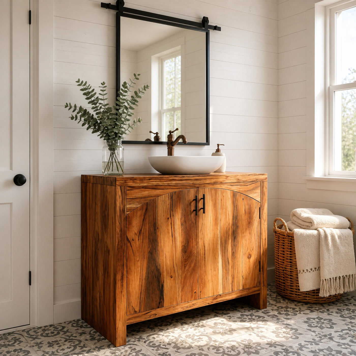 Rustic Bathroom Vanity For Bathroom Furniture - product view 3