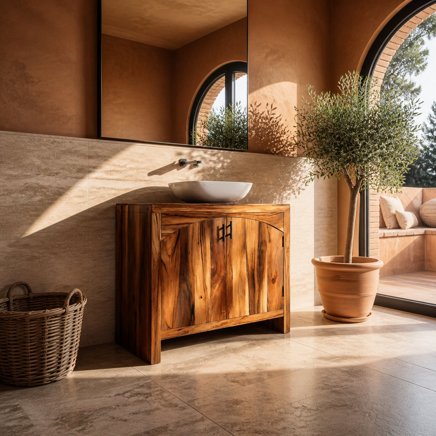 Rustic Bathroom Vanity For Bathroom Furniture - product view 6