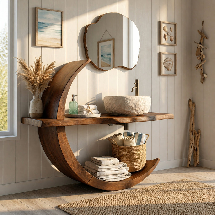 Rustic Bathroom Vanity For Primary Bathroom