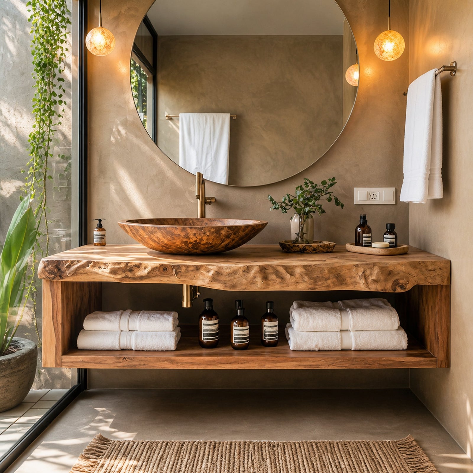 Nine-thirty, tub side
