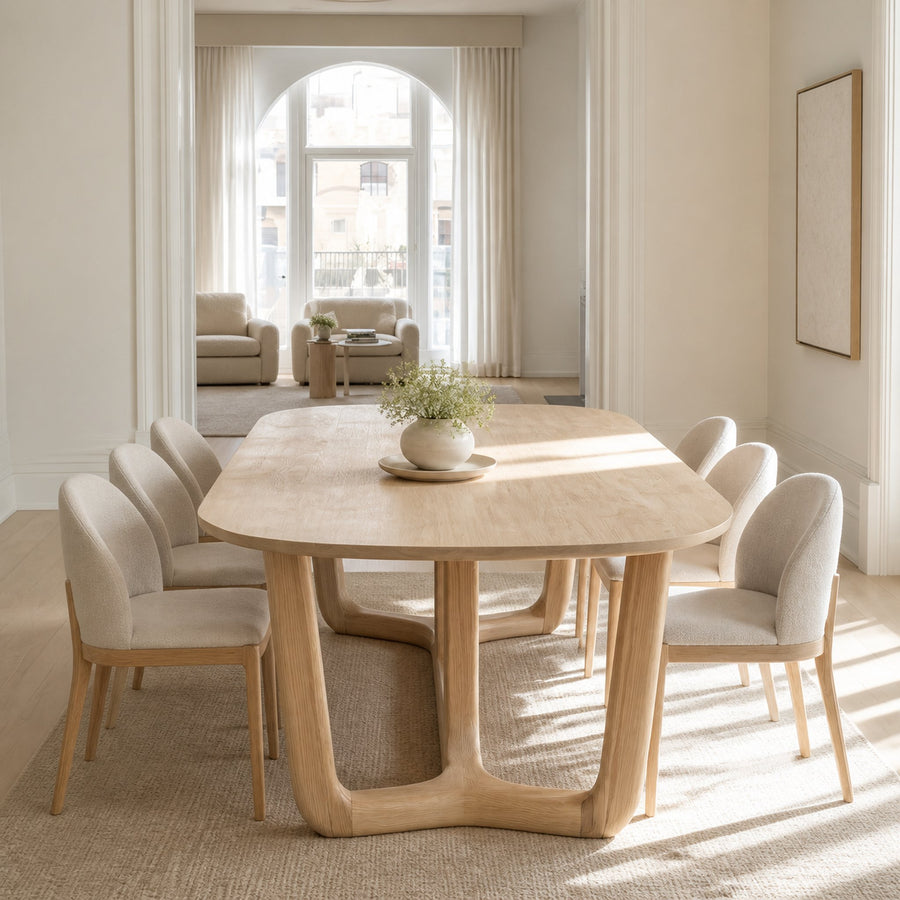Scandinavian Minimal Dining Table For Dining Room