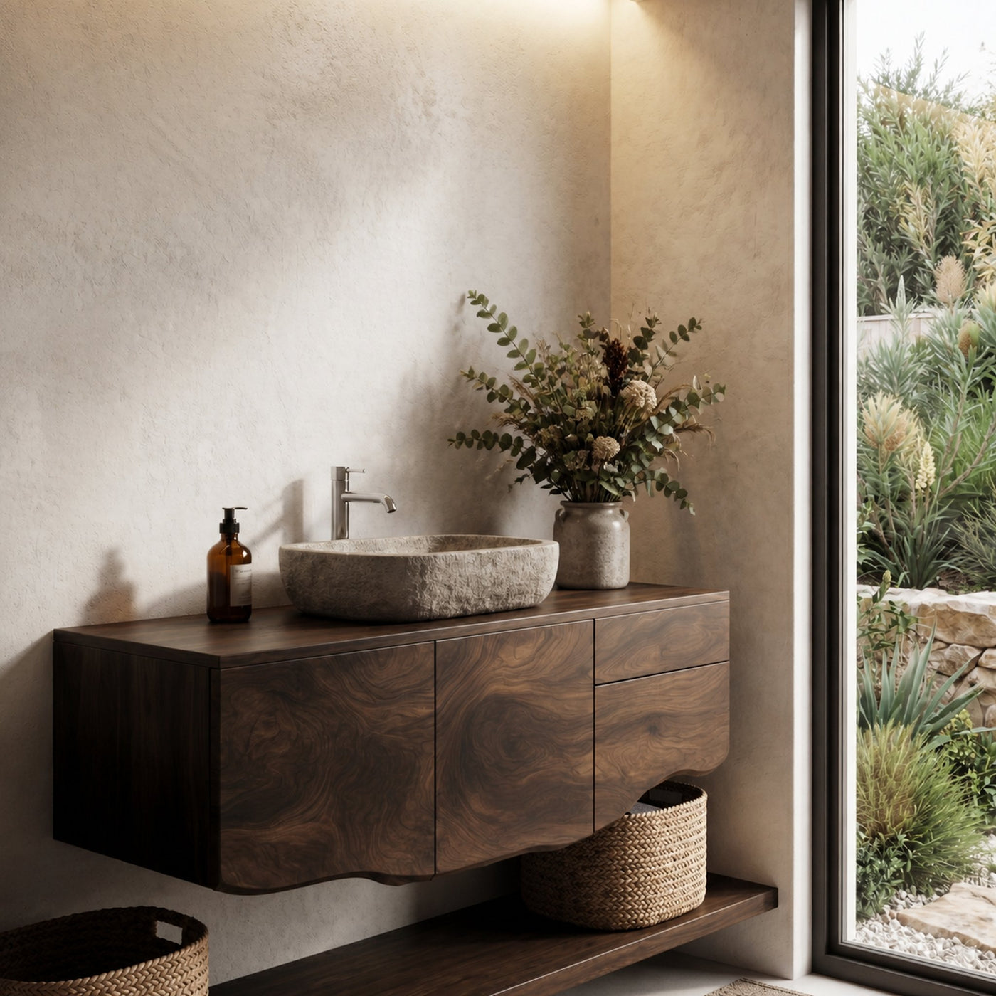 Wall Mounted Bathroom Vanity Wooden Vanity Cabinet With Storage For Bathroom - product view 7