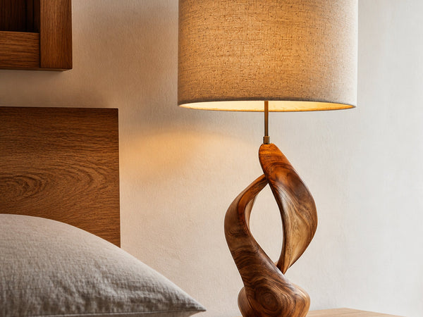 Boho Accent Table Lamp Bedroom Living Room Corner Space