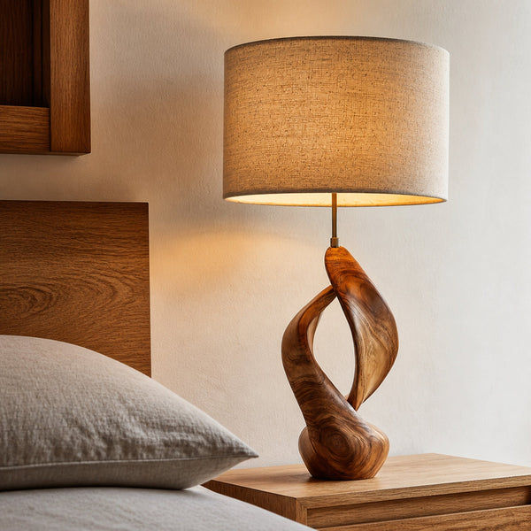 Boho Accent Table Lamp Bedroom Living Room Corner Space