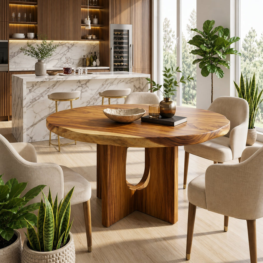 Contemporary Breakfast Table For Open Kitchen