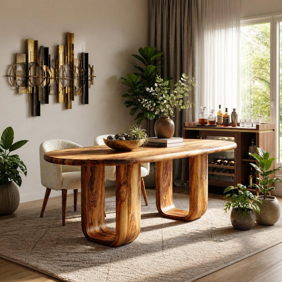 Contemporary Dining Table For Home Bar Area
