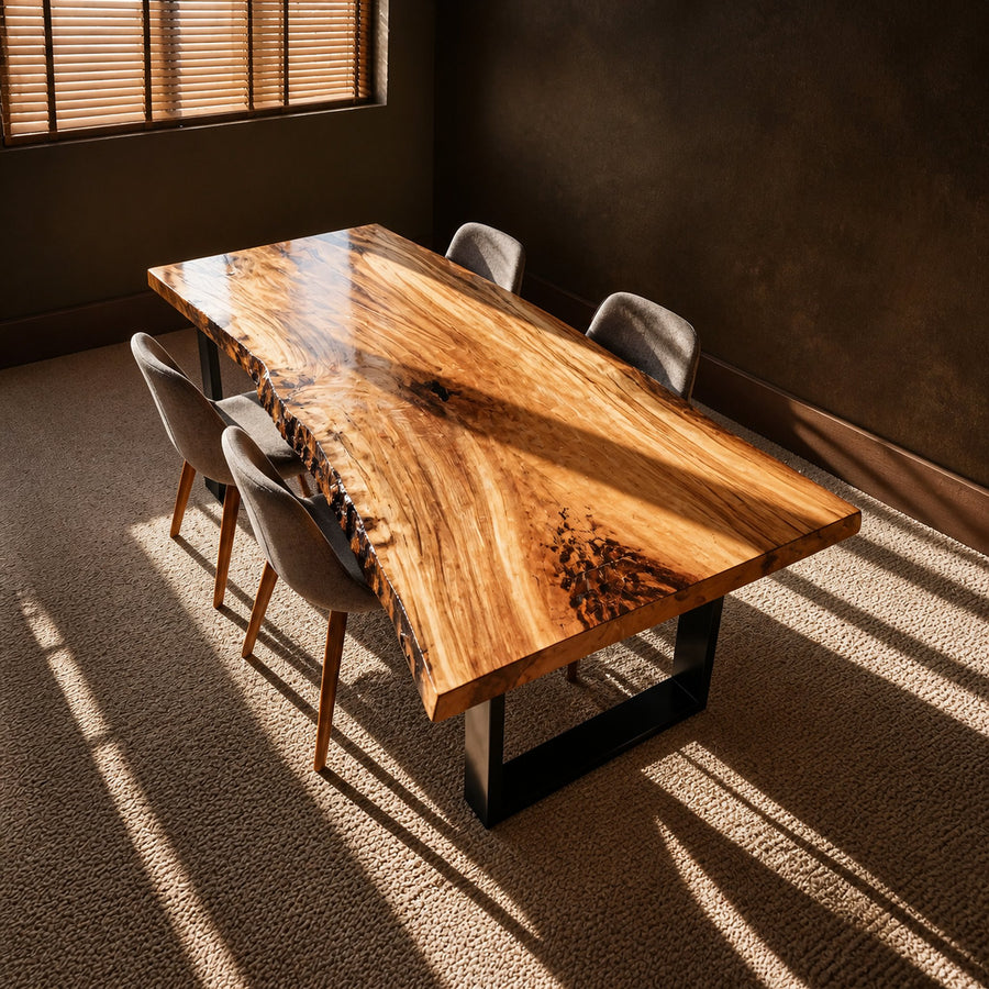 Dining Room Mid Century Solid Wood Dining Table Classic