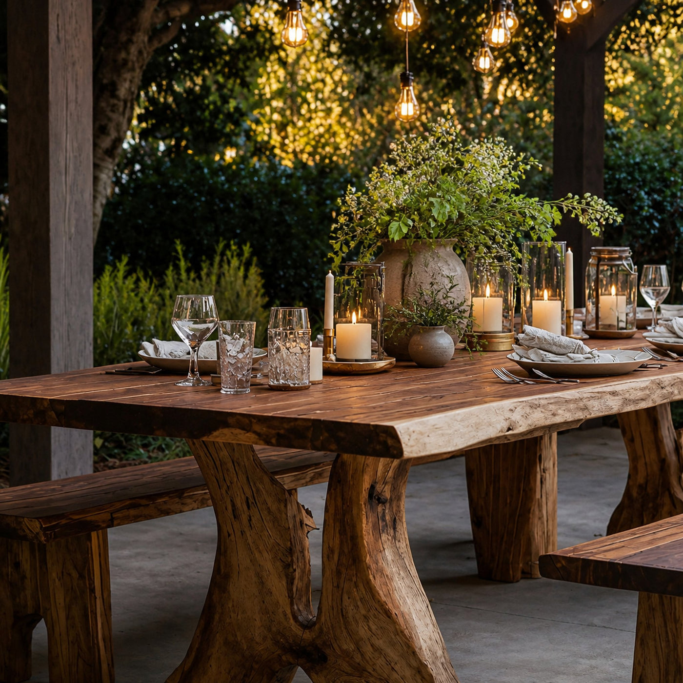 Farmhouse Dining Table For Vintage Furniture Look - product view 3