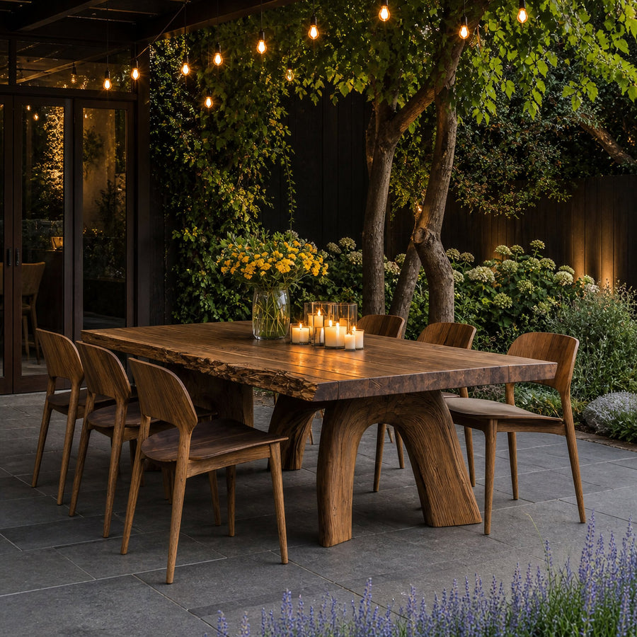 Handcrafted Wood Table For Elegant Kitchen Design