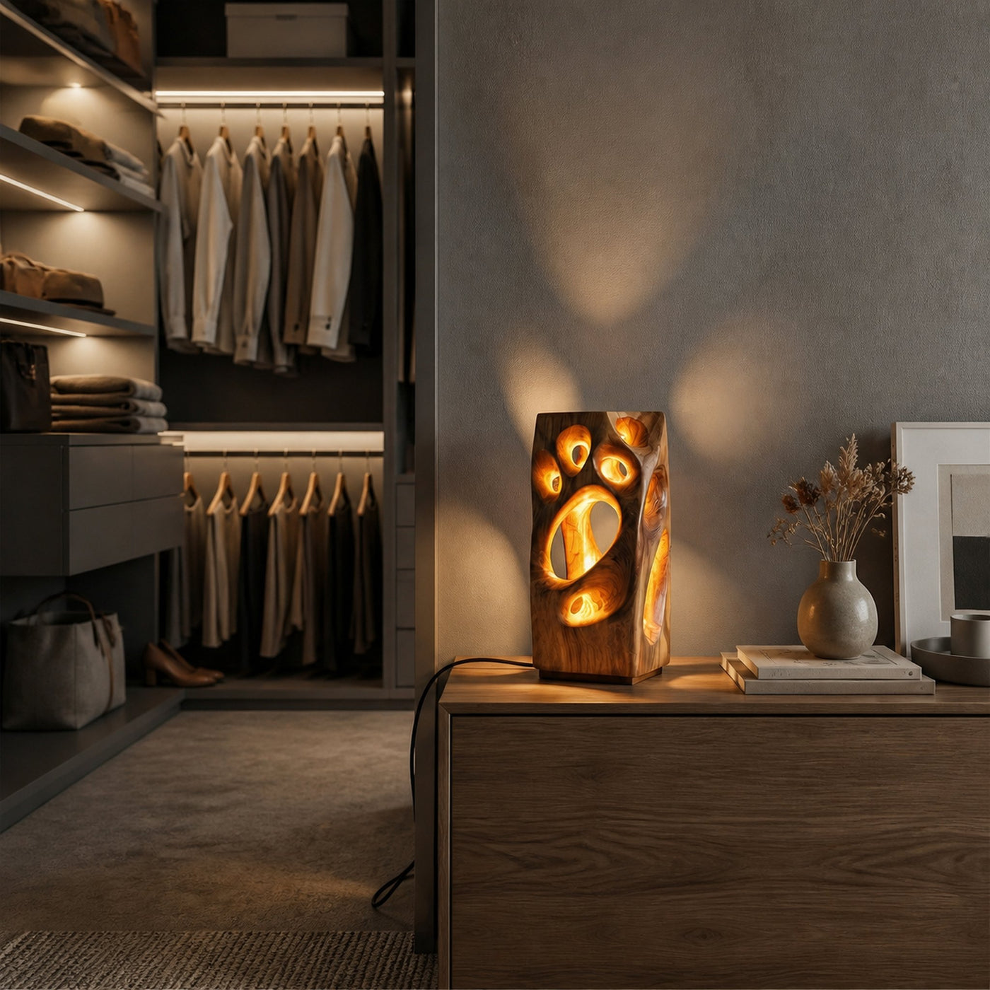 Industrial Accent Table Lamp Bedroom Living Room Dining Room Corner - product view 3