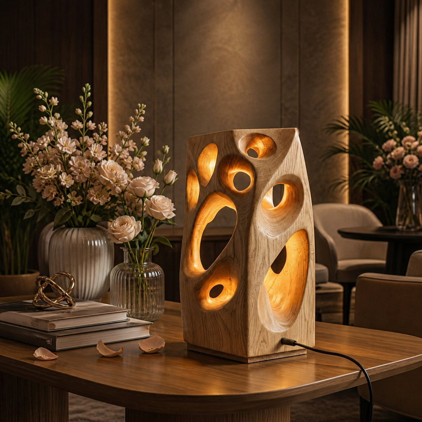 Industrial Accent Table Lamp Bedroom Living Room Dining Room Corner - product view 5