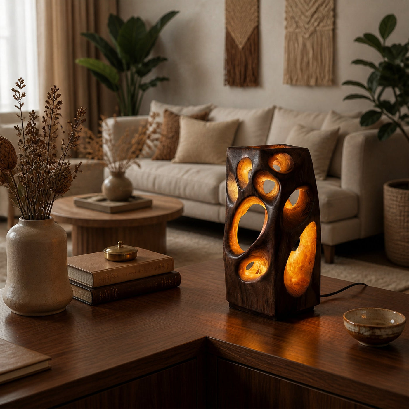 Industrial Accent Table Lamp Bedroom Living Room Dining Room Corner - product view 7