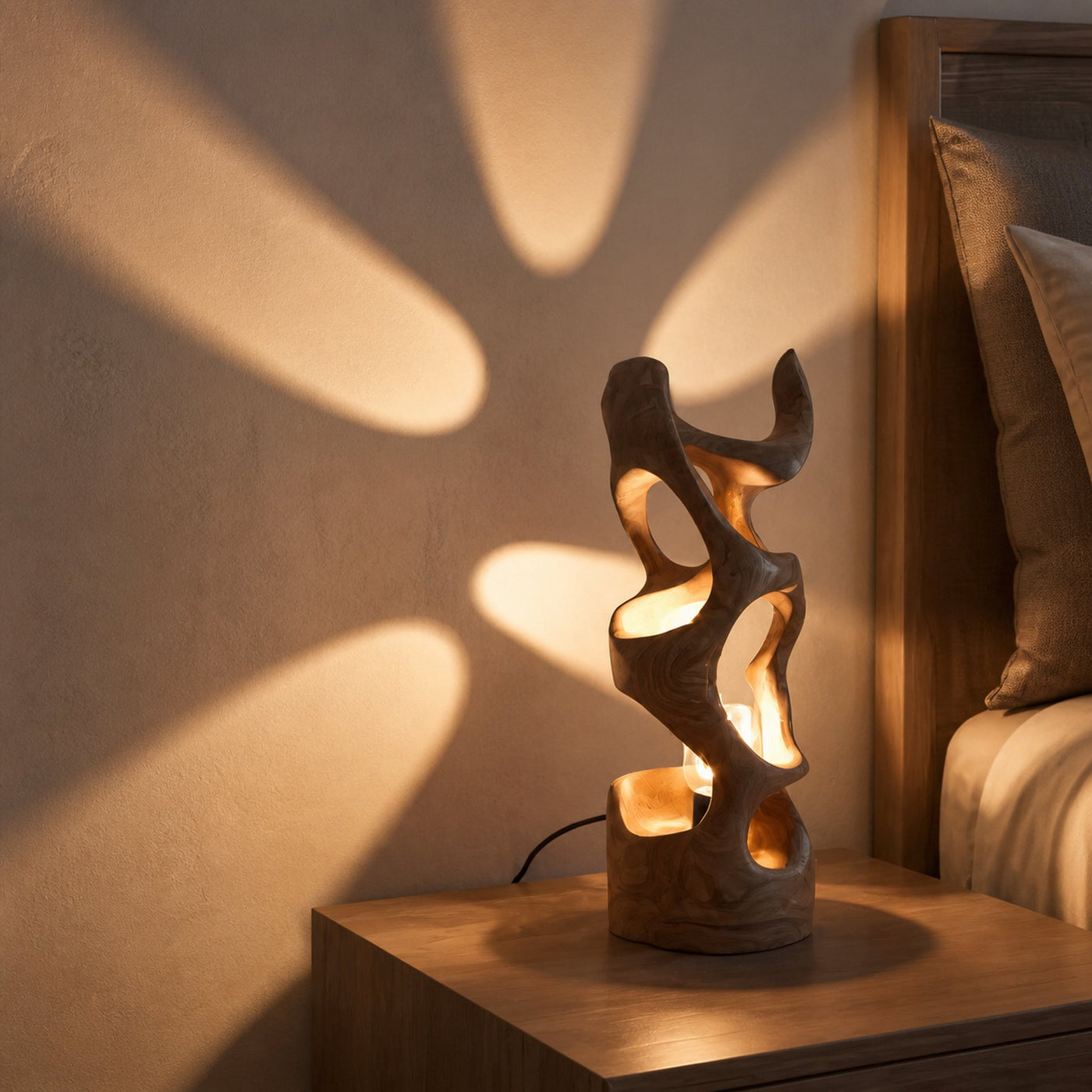 Modern Abstract Table Lamp For Bedroom Or Living Room